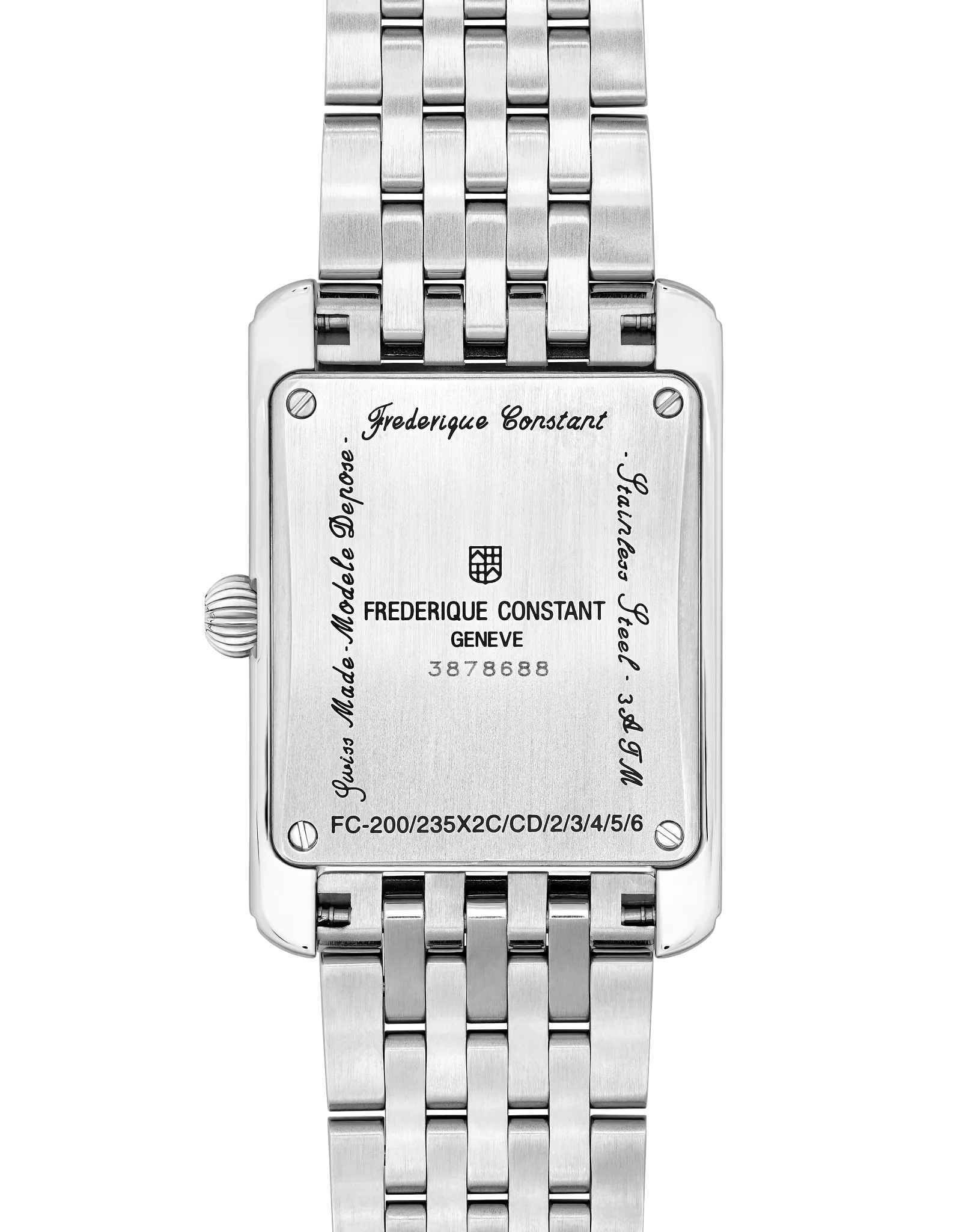 Classics Carrée Small Seconds Watch FC-235S2CD6B | Frederique Constant